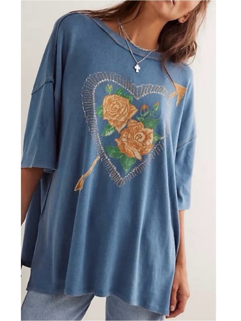 We The Free Love Rose Tee XS